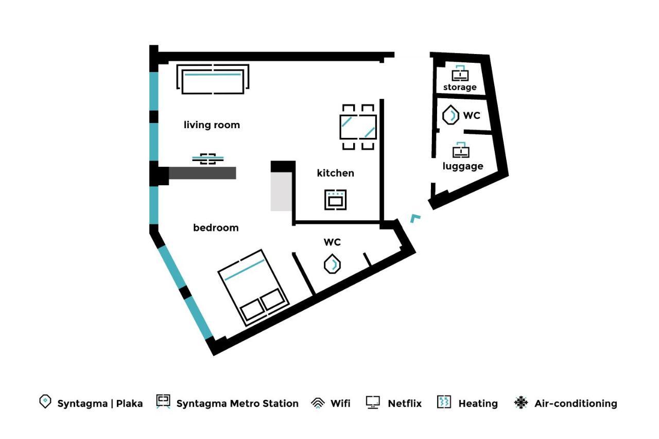 Luxury Apartments In Plaka By Upstreet Atenas Habitación foto